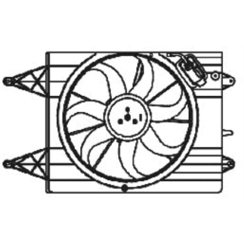 Eletroventilador - Magneti Marelli - EMM2047VW