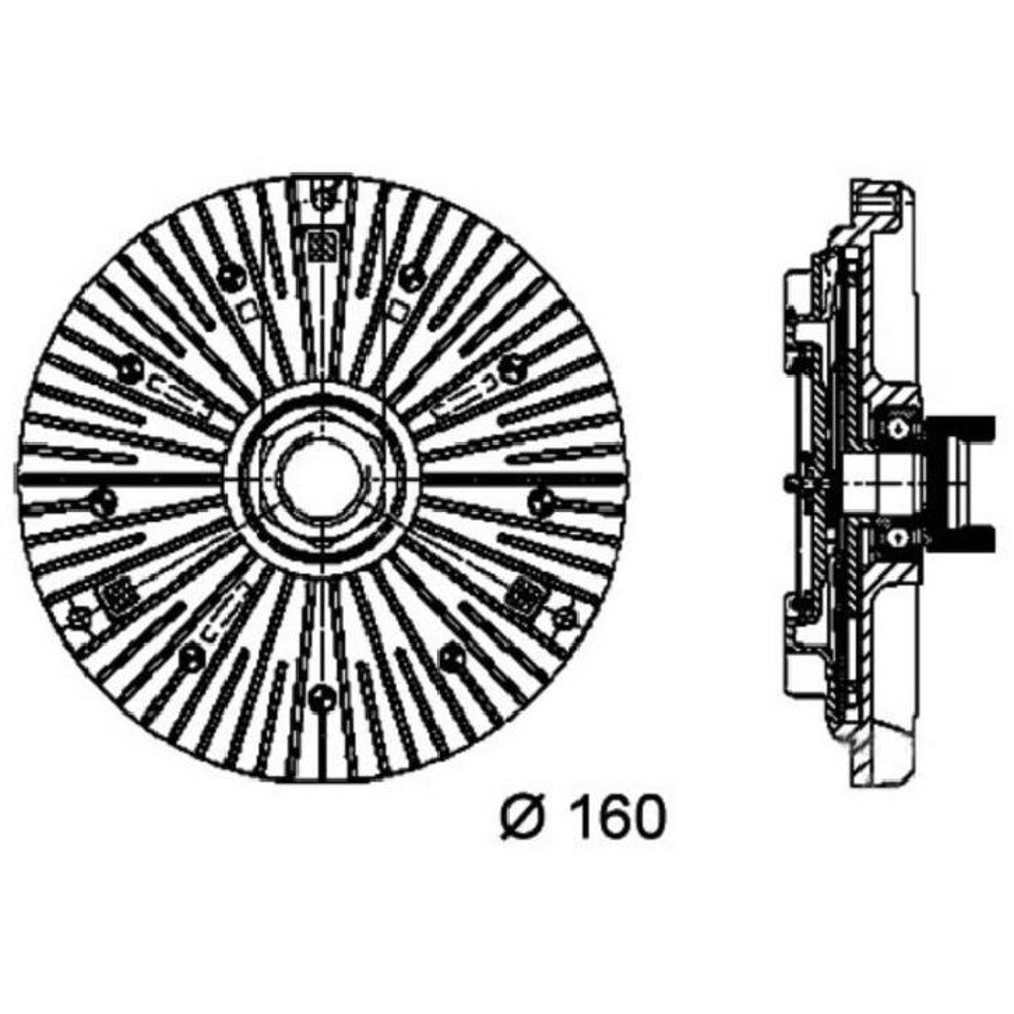 Embreagem Viscosa - Magneti Marelli - 376732111MM