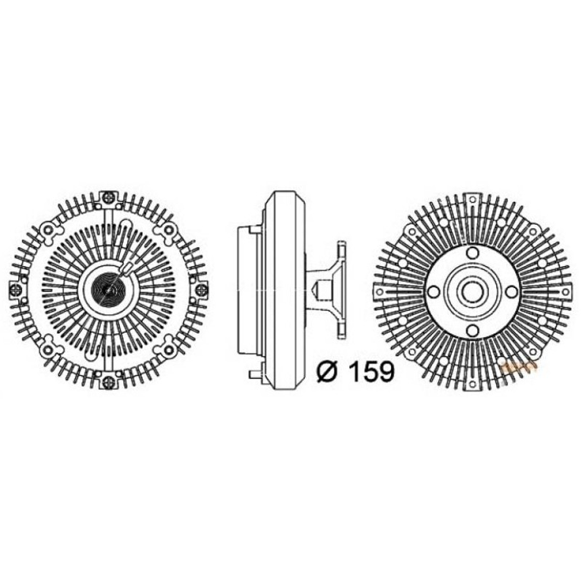Embreagem Viscosa para Toyota Hilux - Magneti Marelli - 376757391MM