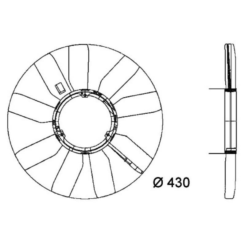 Hélice - Magneti Marelli - 376733281MM
