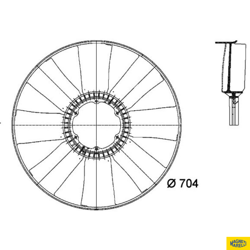 Hélice - Magneti Marelli - 376741171MM