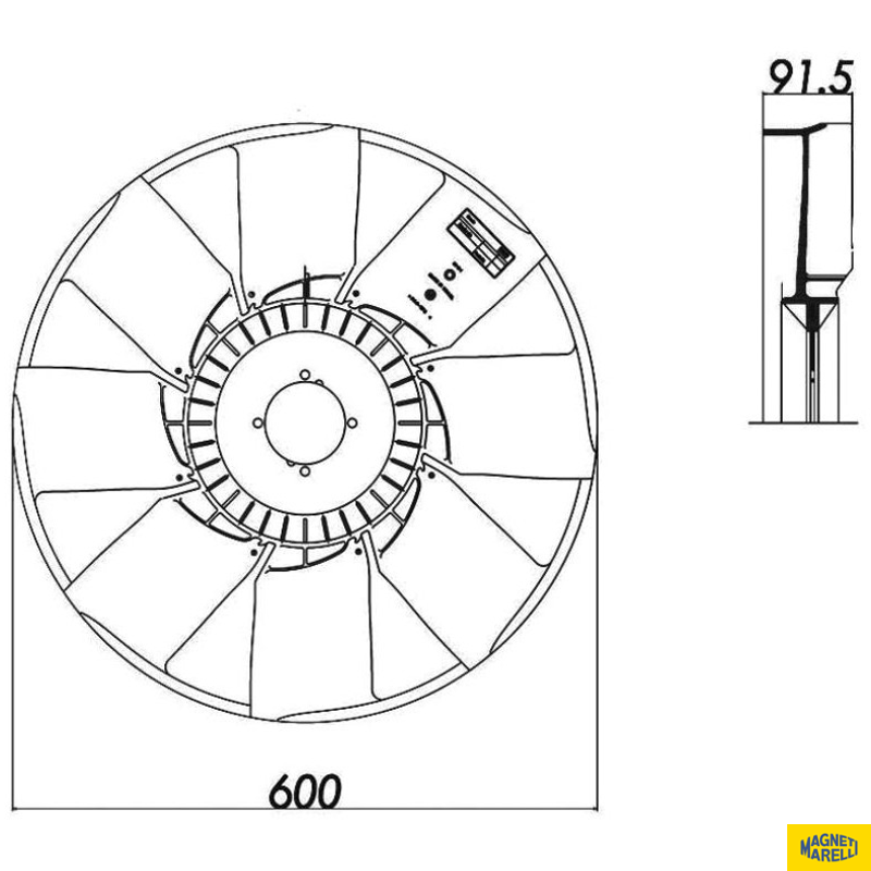 Hélice - Magneti Marelli - D9271MM