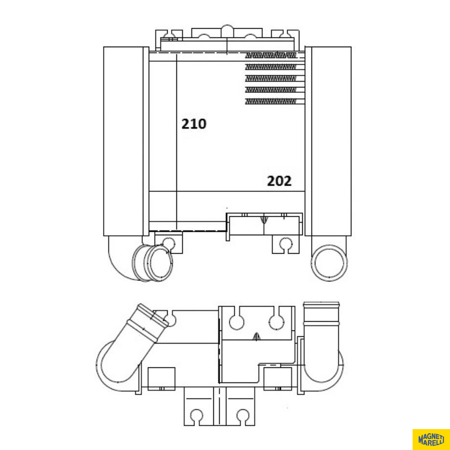 Intercooler para KIA Bongo - Magneti Marelli - MMI3001KI