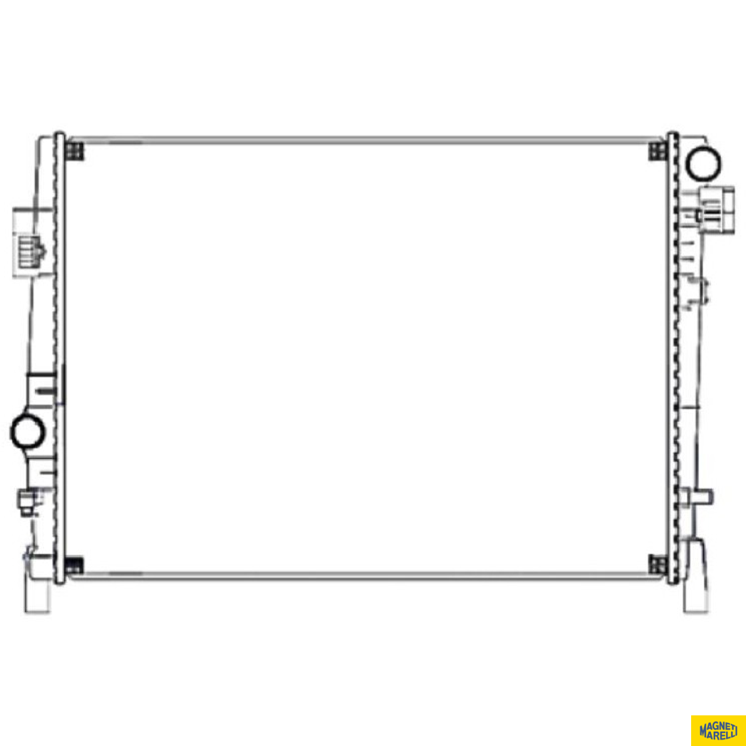 Radiador de Água para Dodge Journey e Fiat Freemont - Magneti Marelli - RMM1344DG