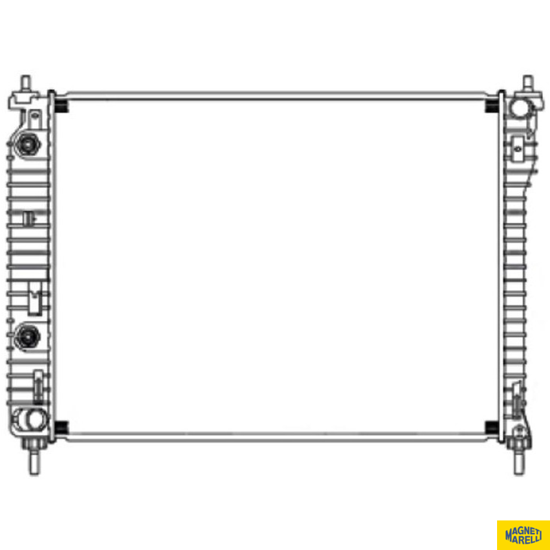 Radiador de Água para Chevrolet Captiva - Magneti Marelli - RMM1337GM