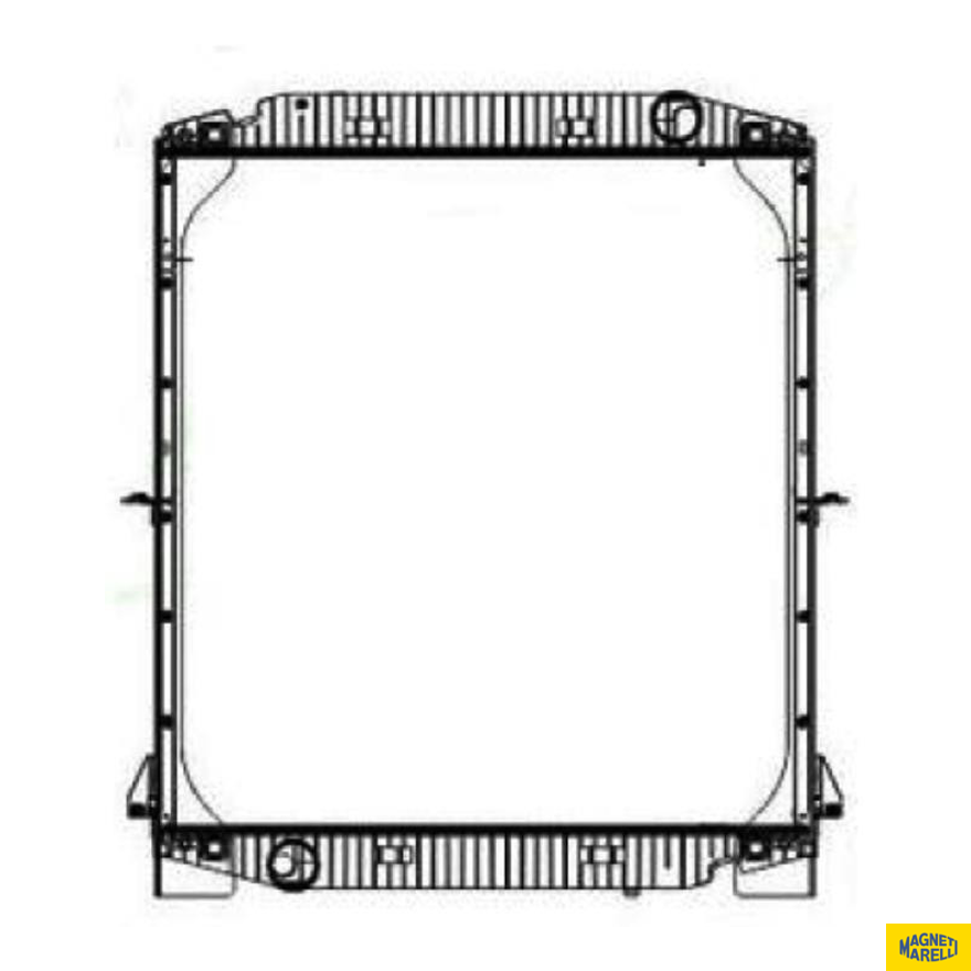 Radiador de Água para Iveco Eurotech 450-E37 - Magneti Marelli - RMM1283IV