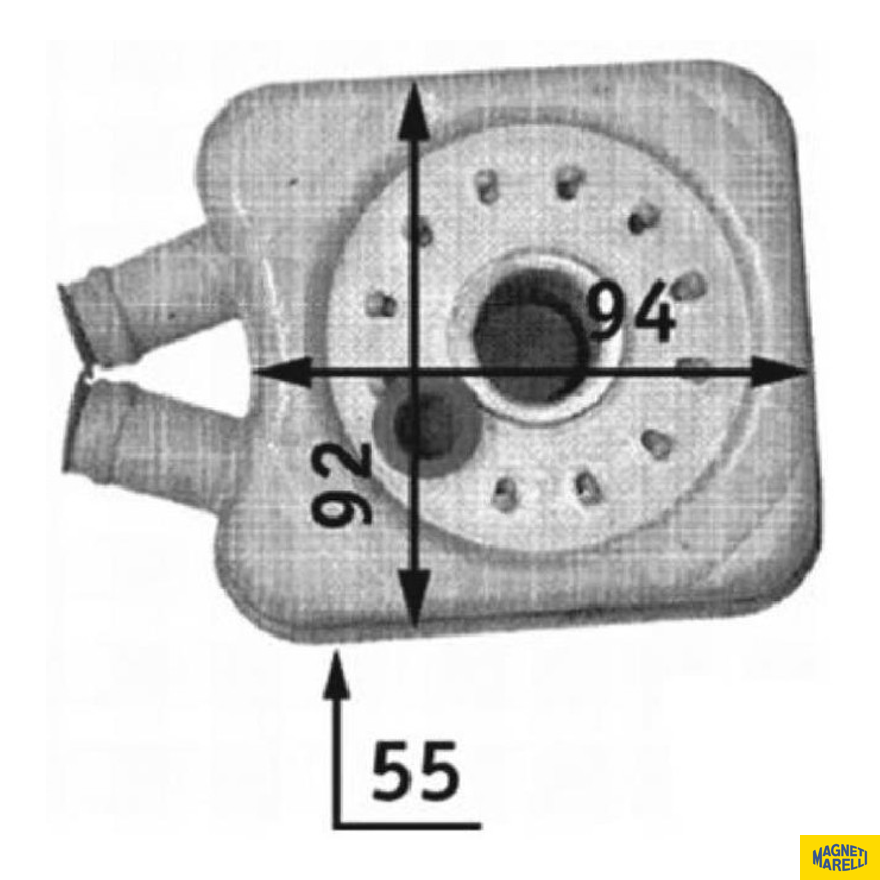 Refrigerador De Óleo - Magneti Marelli - A370079MM