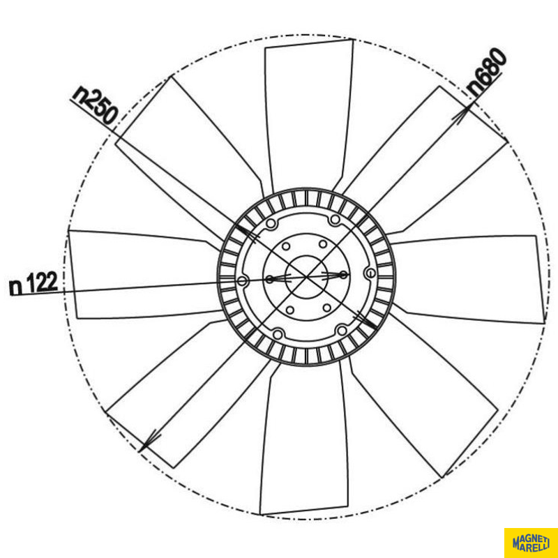 Visco Fan - Magneti Marelli - E4661MM
