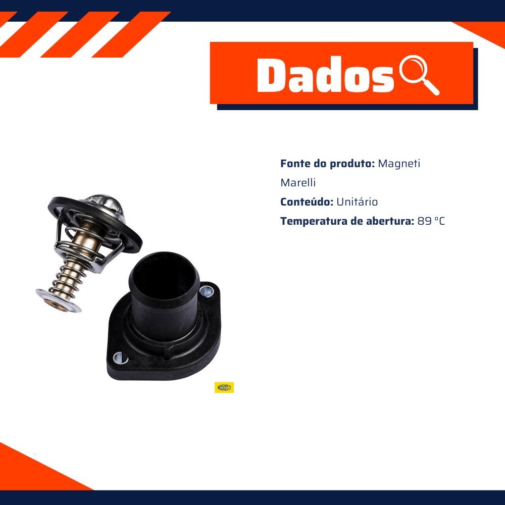 Válvula Termostática - Magneti Marelli - MMVT504.89C