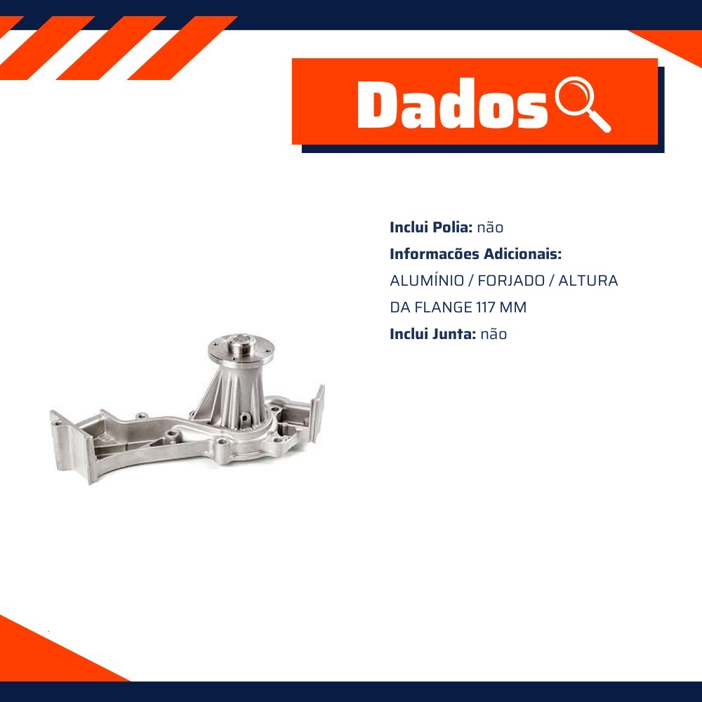 Bomba D'Água para Nissan Pathfinder - Indisa - 504006