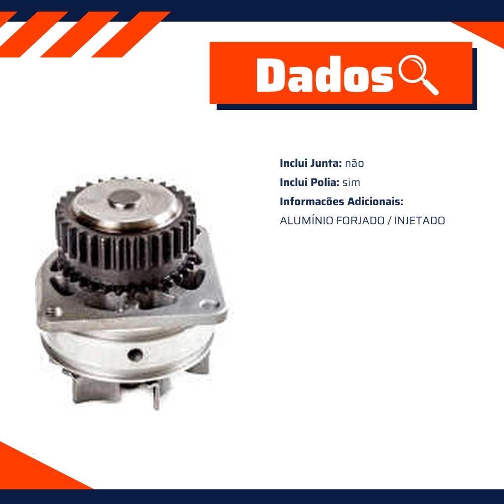 Bomba D'Água para Nissan Murano e Pathfinder - Indisa - 504502
