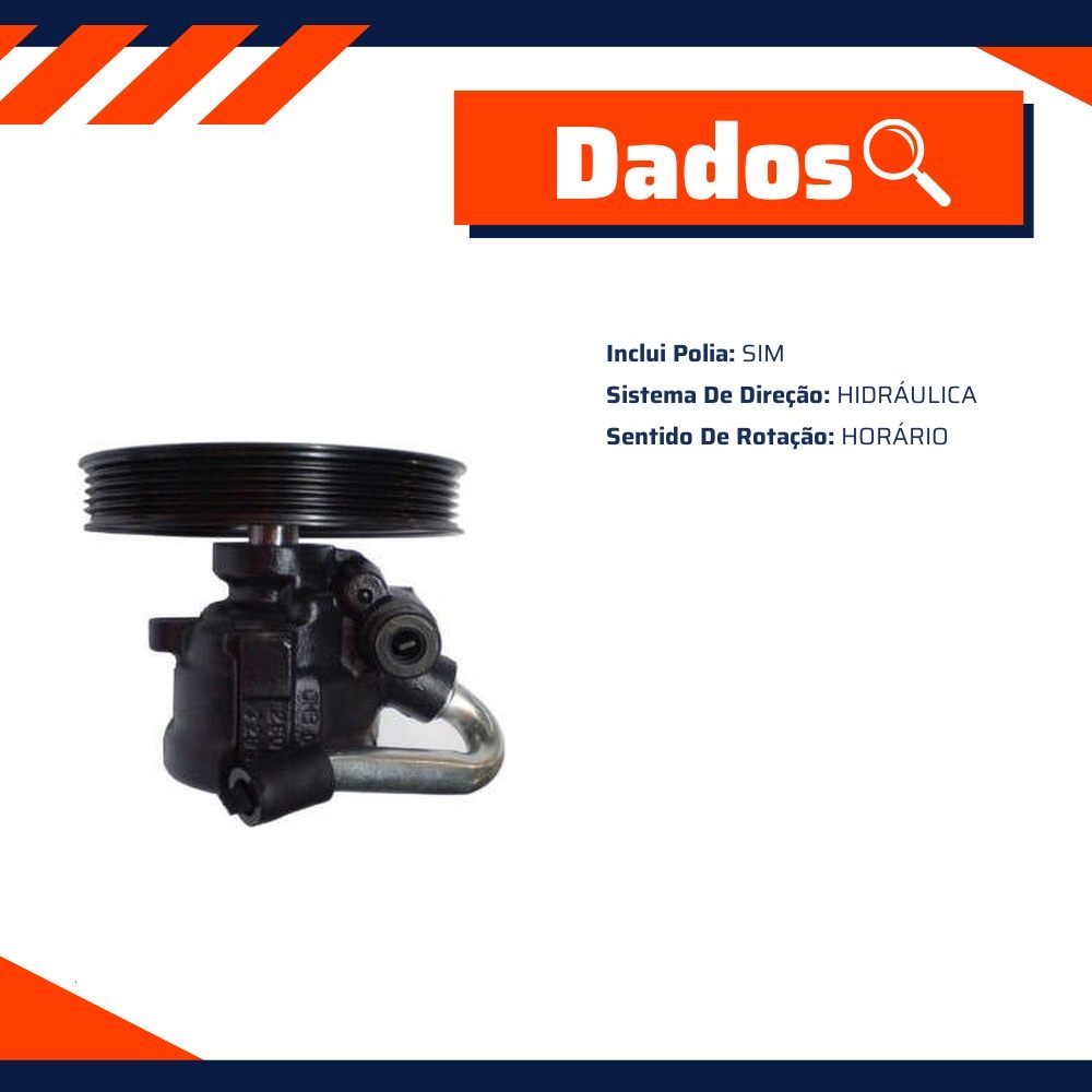 Bomba de Direção Hidráulica - Indisa - DH252105