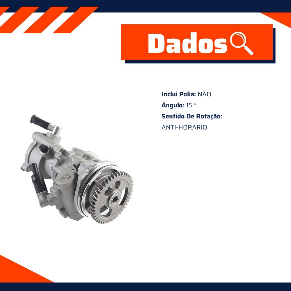 Bomba de Direção Hidráulica para Chevrolet Blazer S10 - Indisa - DH252101