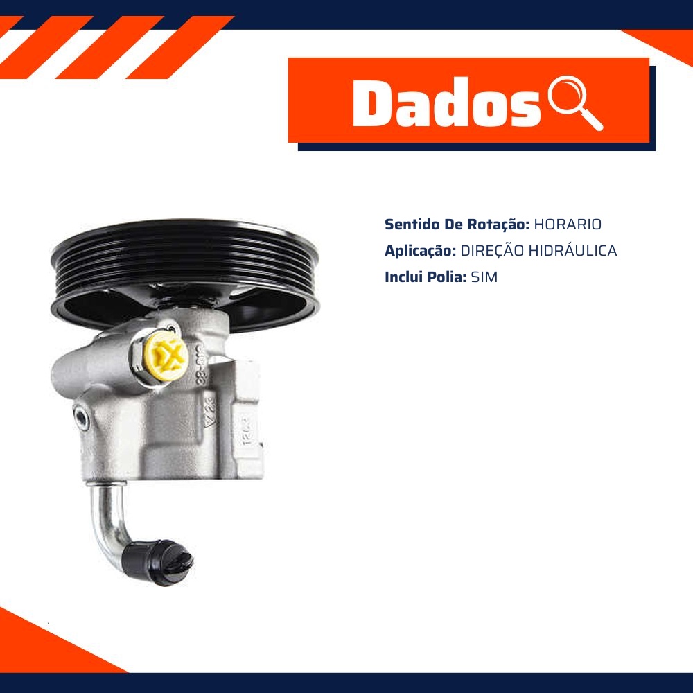 Bomba de Direção Hidráulica para Chevrolet Blazer S10 - Indisa - DH252113