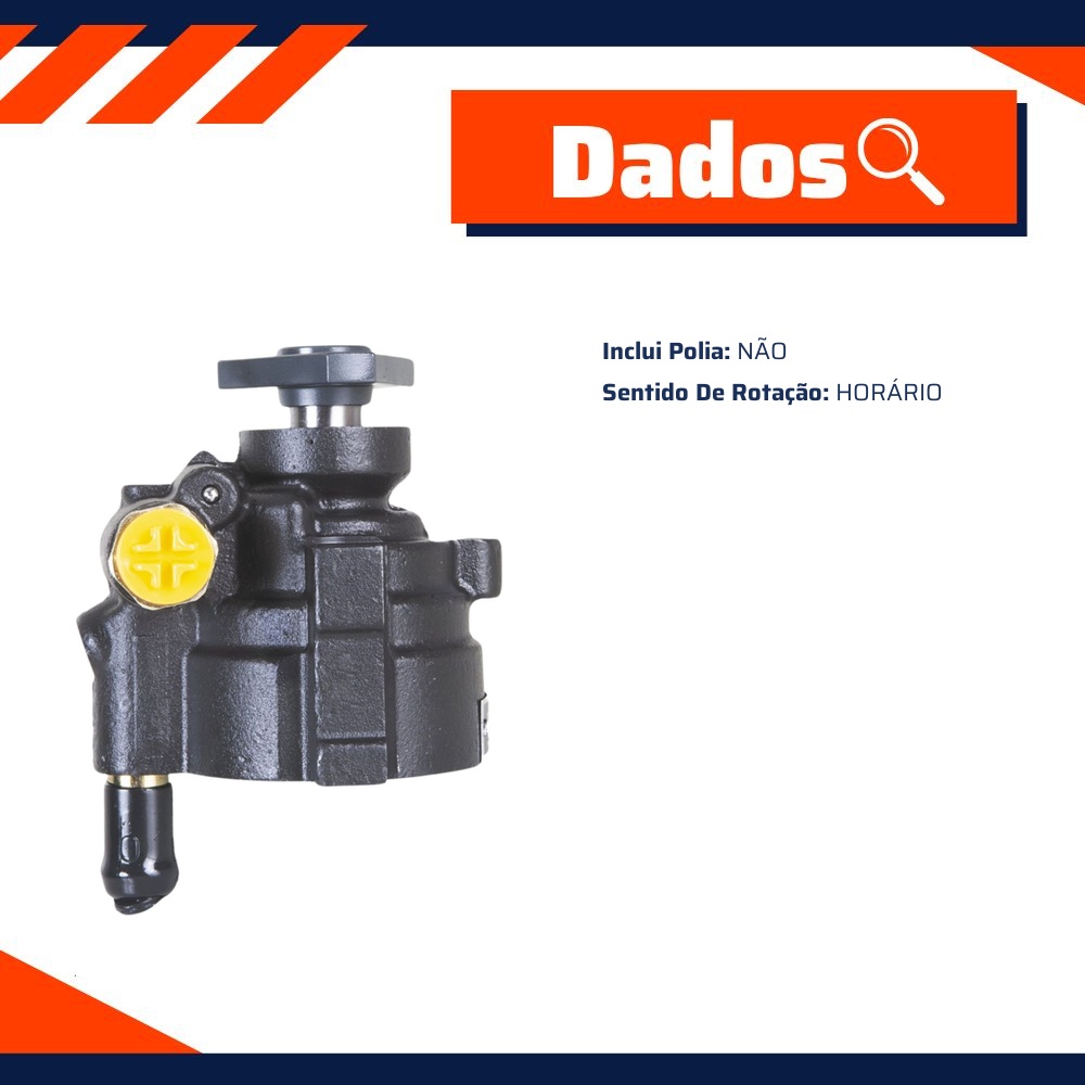 Bomba de Direção Hidráulica - Indisa - DH709003
