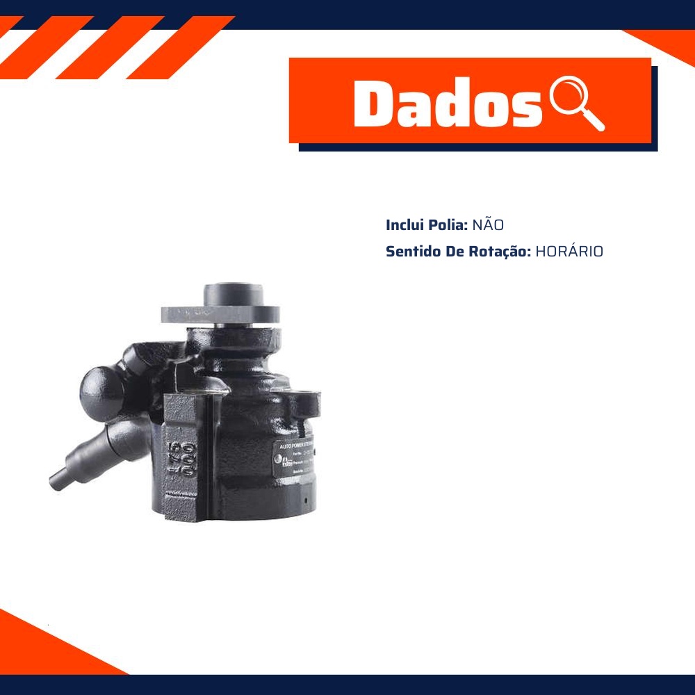 Bomba de Direção Hidráulica para Fiat Uno - Indisa - DH353109