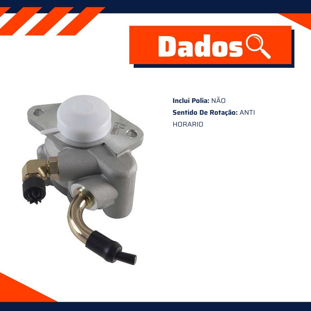 Bomba de Direção Hidráulica para Ford F-1000 F-4000 - Indisa - DH106100
