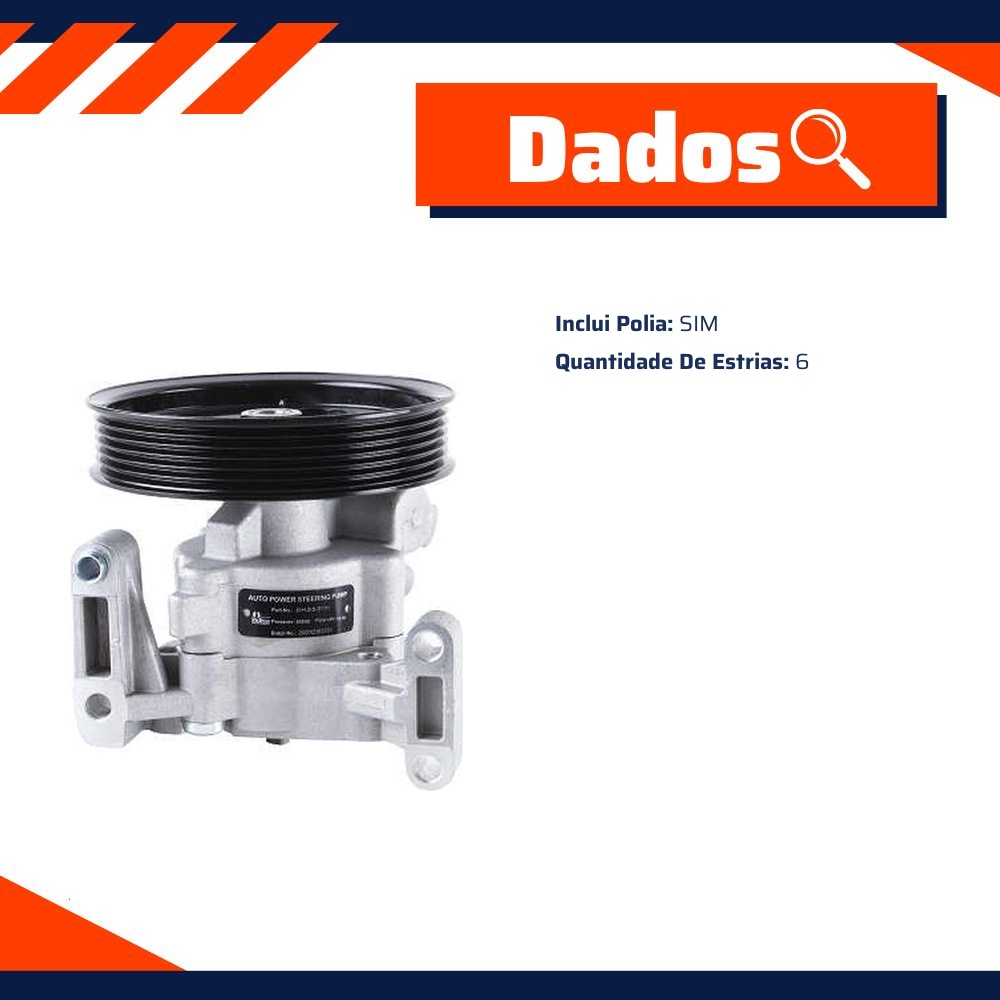 Bomba de Direção Hidráulica - Indisa - DH353111