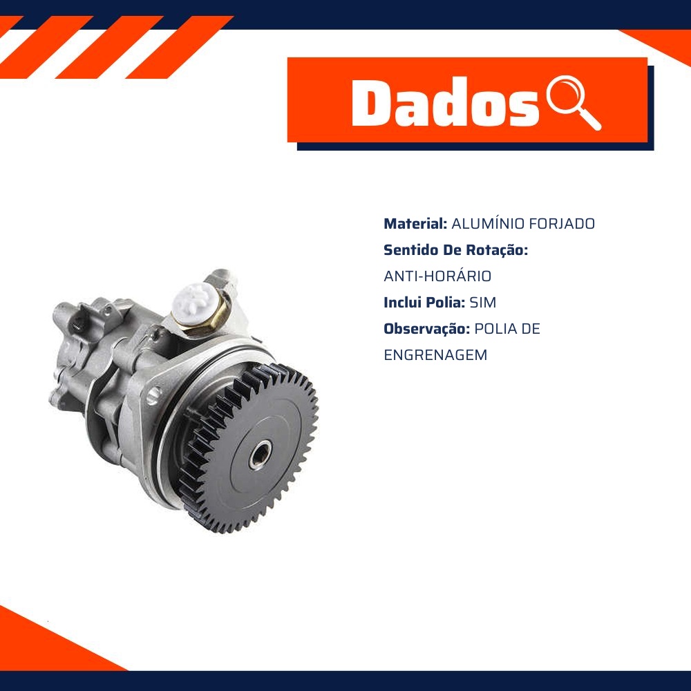 Bomba de Direção Hidráulica para Chevrolet Blazer S10 - Indisa - DH252111
