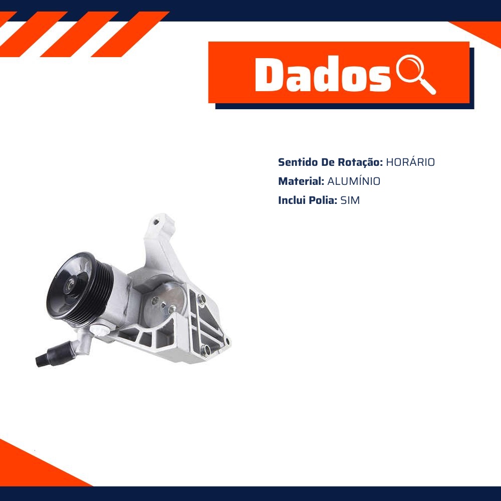 Bomba de Direção Hidráulica para Fiat Ducato - Indisa - DH357003