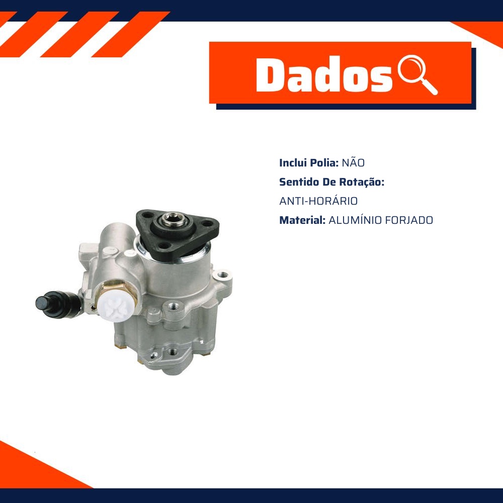 Bomba de Direção Hidráulica para Ford Ranger Land Rover Defender - Indisa - DH206102