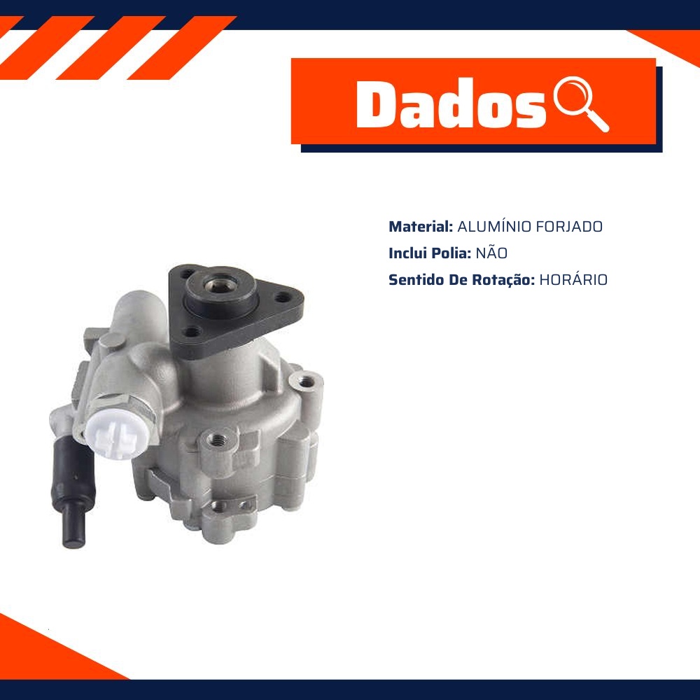 Bomba de Direção Hidráulica para Ford Ranger - Indisa - DH206101