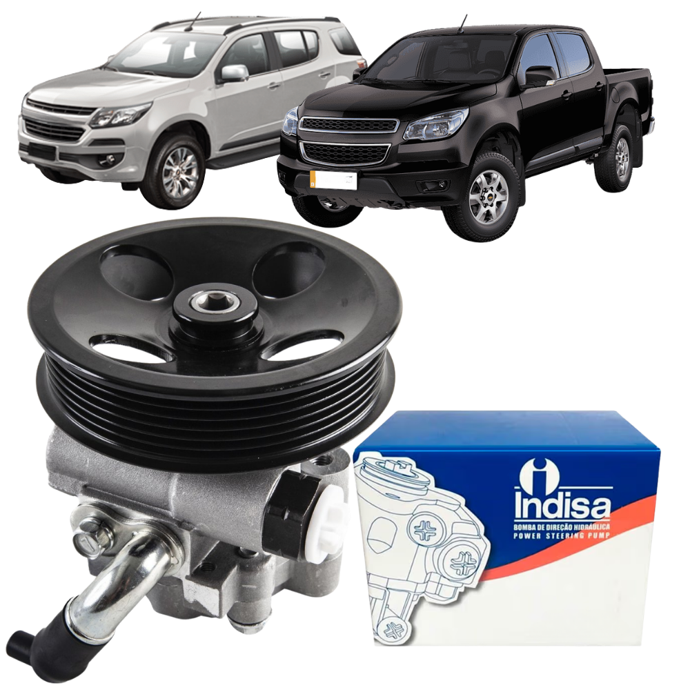 Bomba de Direção Hidráulica para Chevrolet S10 Trailblazer - Indisa - DH252118
