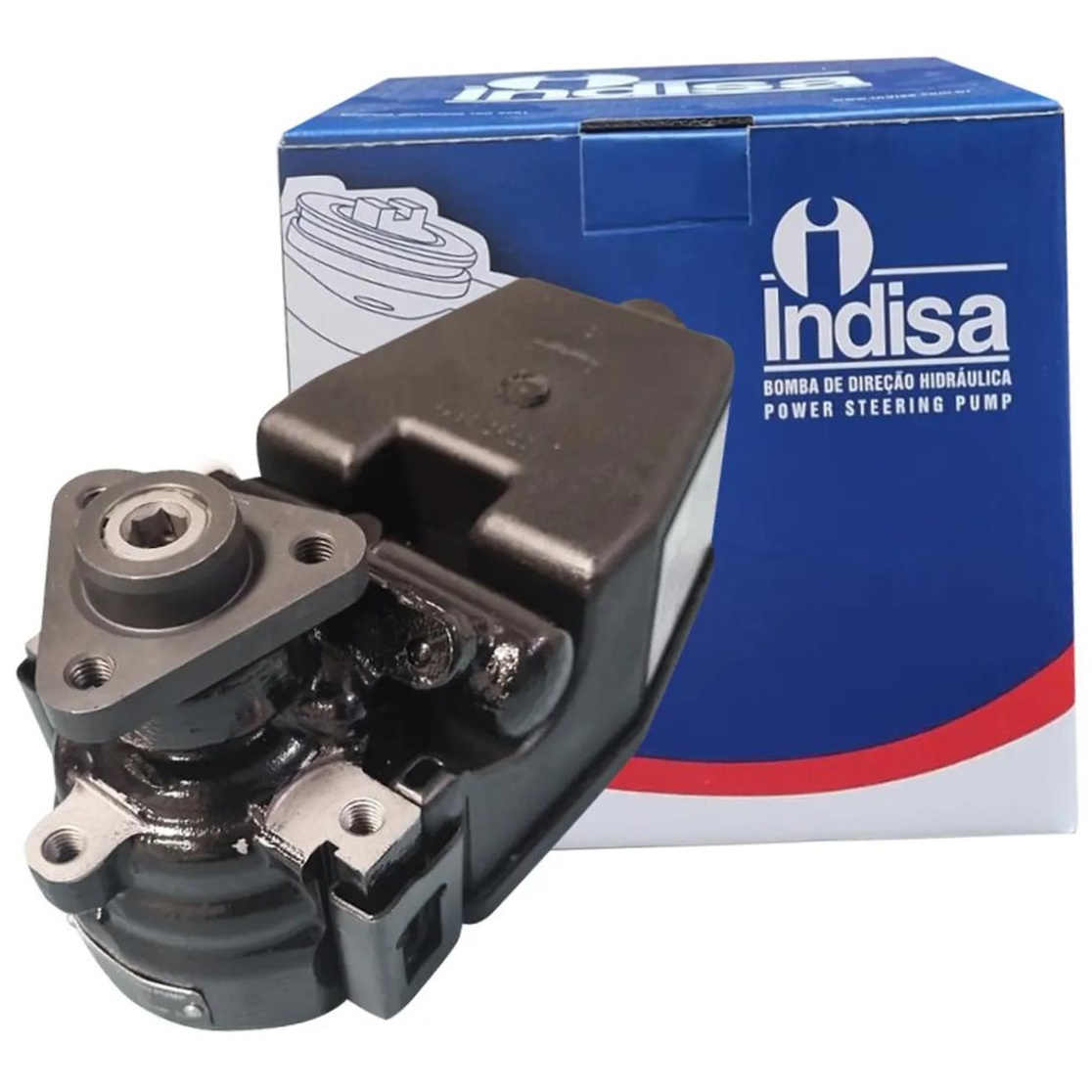 Bomba de Direção Hidráulica para Chevrolet S10 - Indisa - DH252114