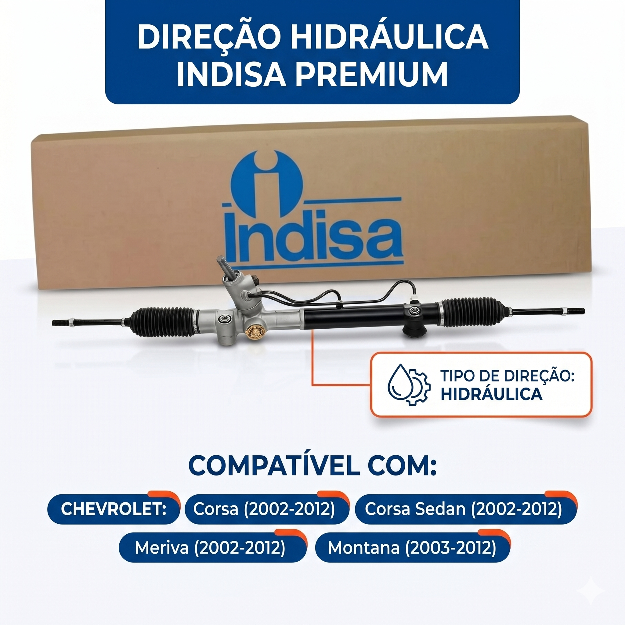 Caixa de Direção Hidráulica - Indisa - CX252120