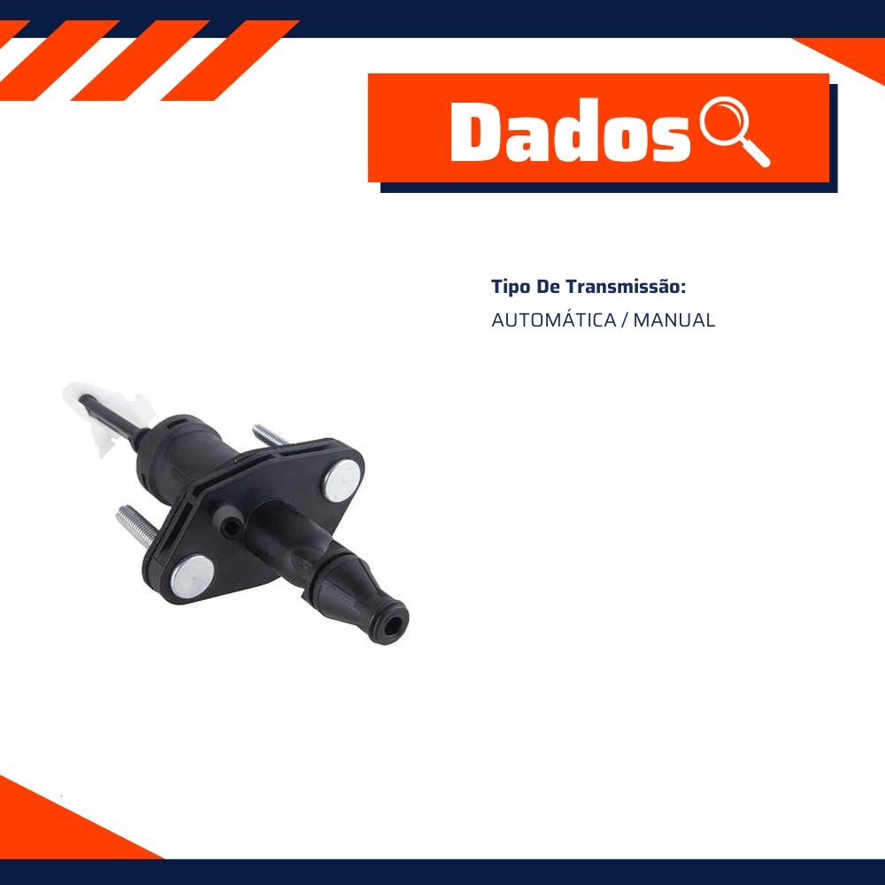 Cilindro Mestre de Embreagem para Chevrolet Cruze e Cruze Sport6 - Indisa - AH254141