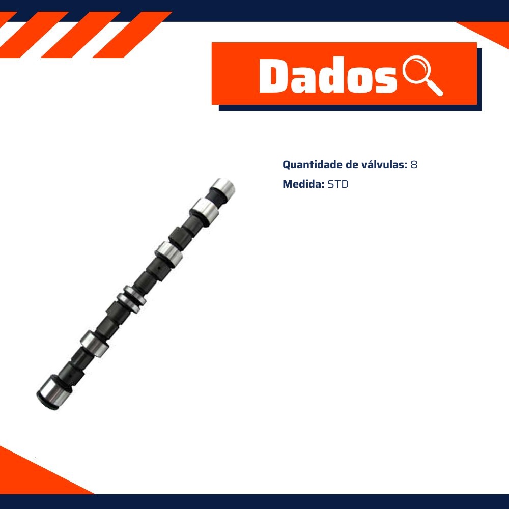Comando de Válvulas para Chevrolet Corsa - Indisa - EC259507