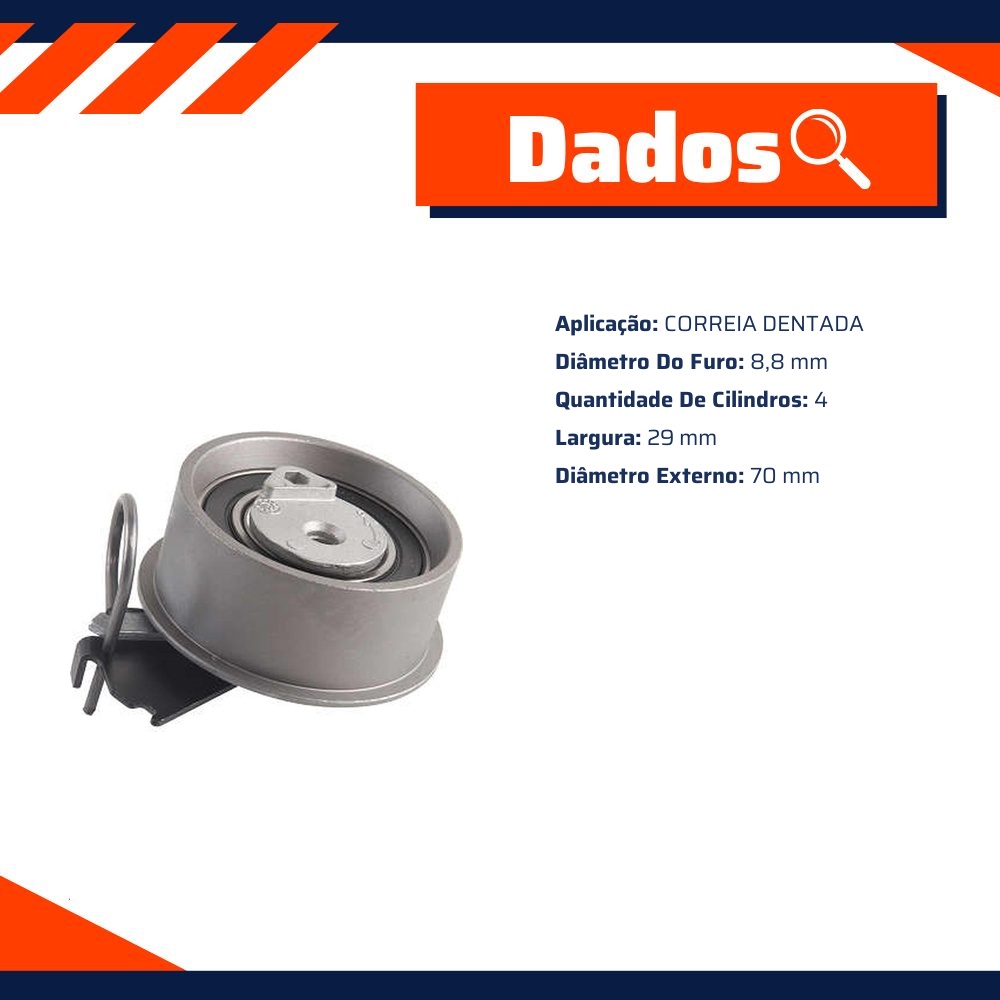 Tensionador da Correia - Indisa - T857705
