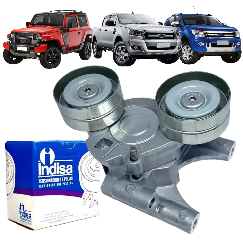 Tensionador da Correia para Ford Ranger e Troller T4 - Indisa - T203372