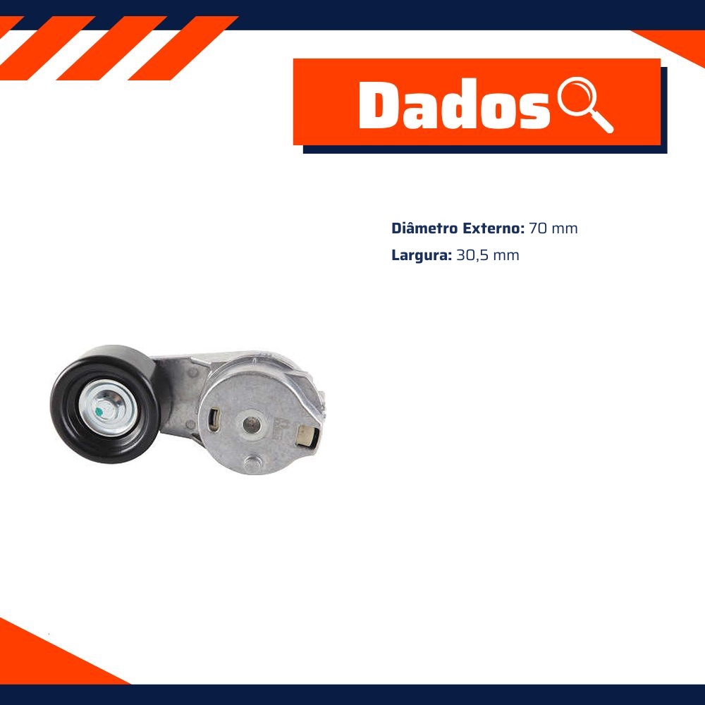 Tensor do Alternador - Indisa - T207819