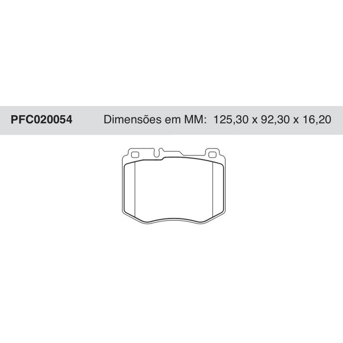Jogo De Pastilha De Freio Dianteira - Cofap - PFC020054