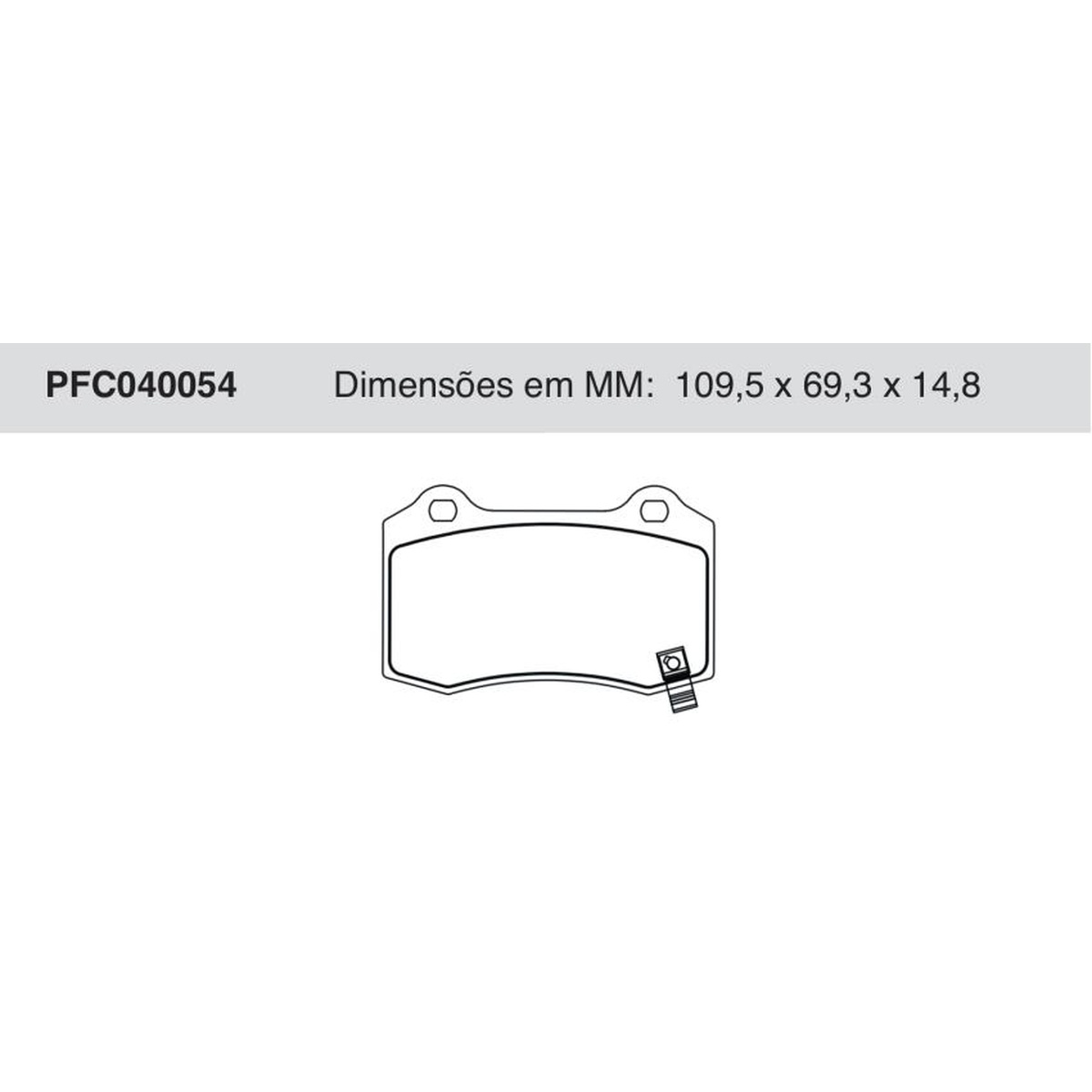 Jogo de Pastilha de Freio Traseira para Chevrolet Camaro - Cofap - PFC040054