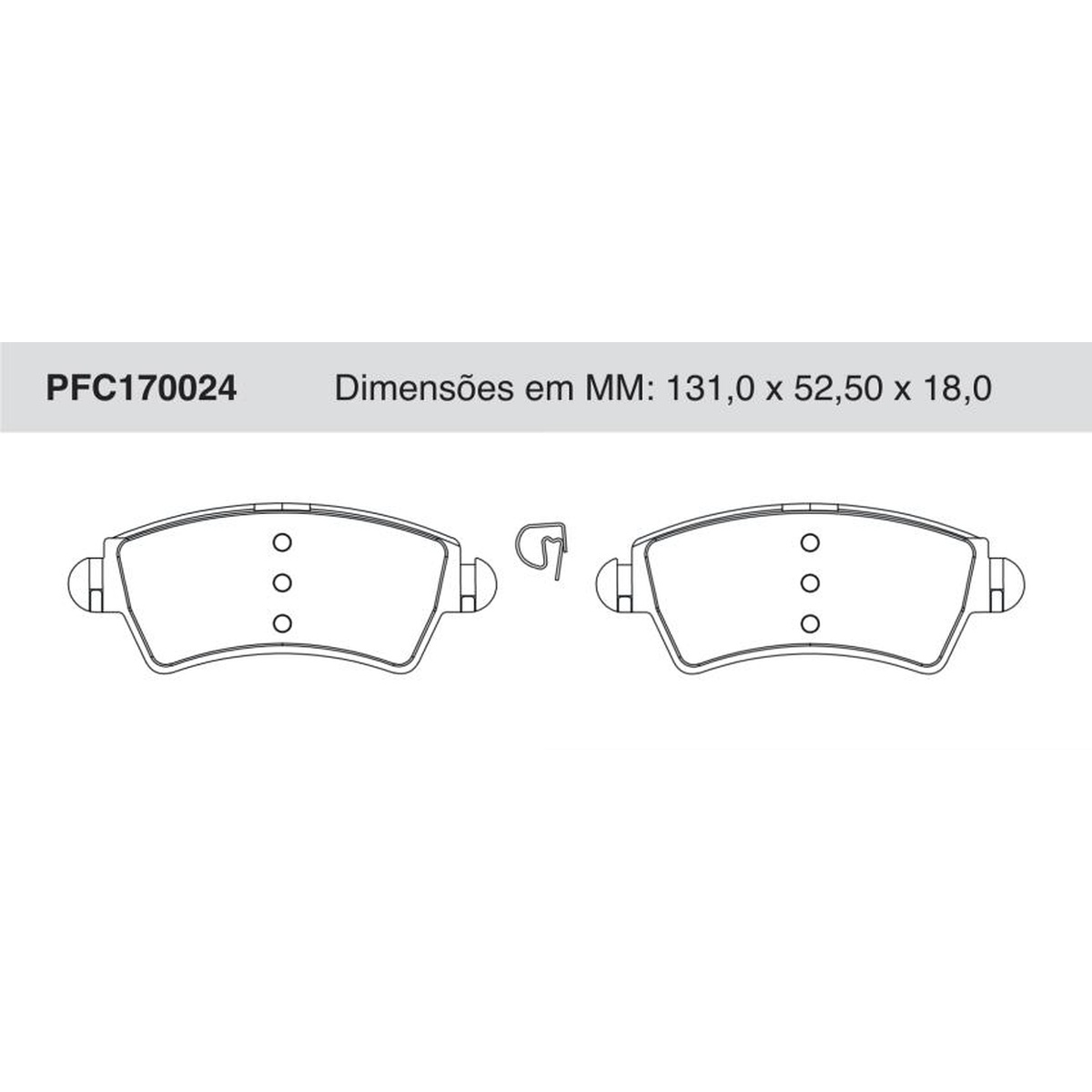 Jogo De Pastilha De Freio Dianteira - Cofap - PFC170024