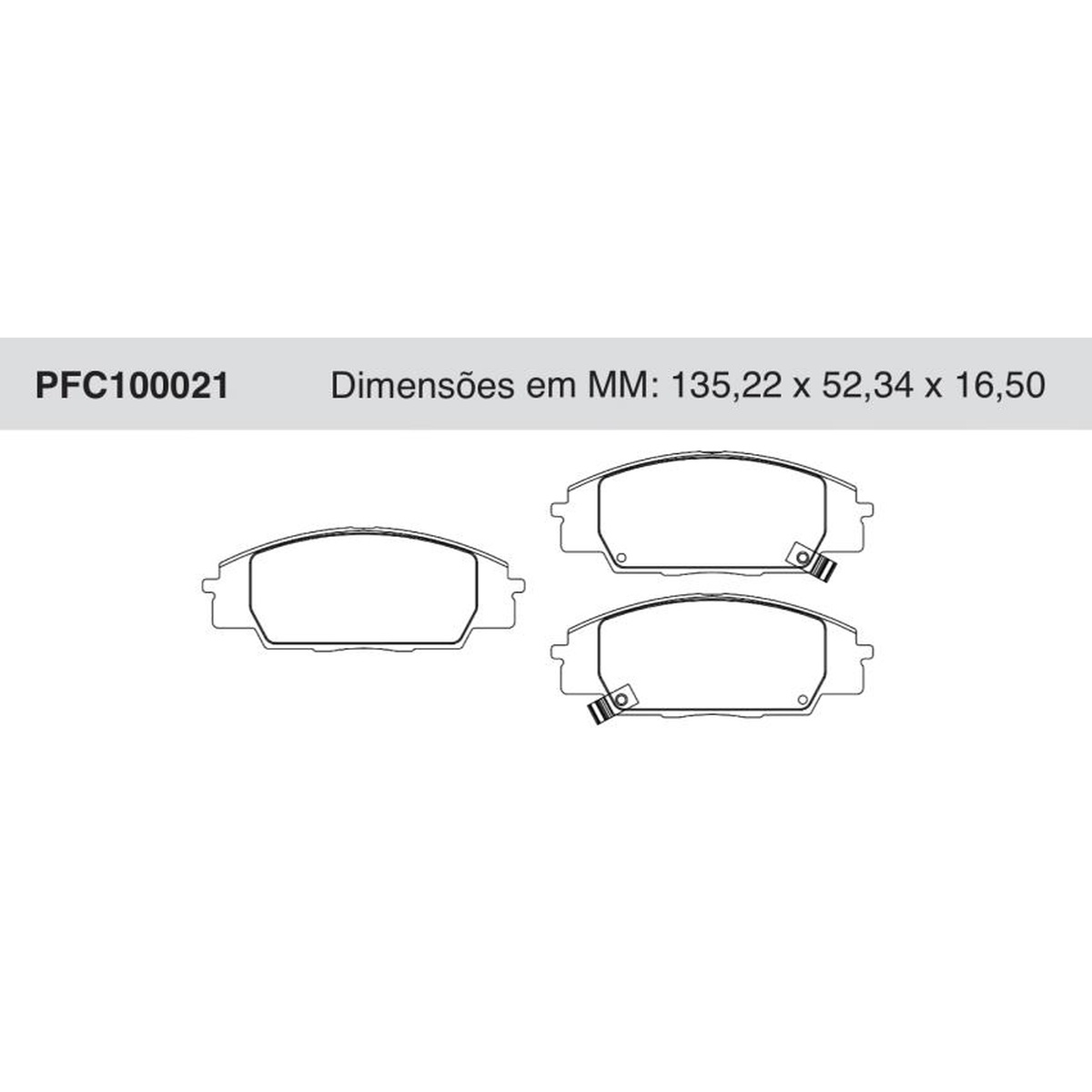Jogo de Pastilha de Freio Dianteira para Honda Civic - Cofap - PFC100021