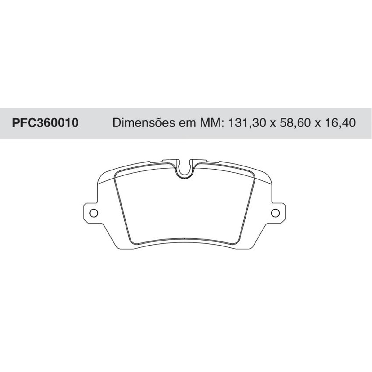 Jogo de Pastilhas de Freio Dianteiras para Land Rover Range Rover Sport e Range Rover Vogue - Cofap - PFC360010