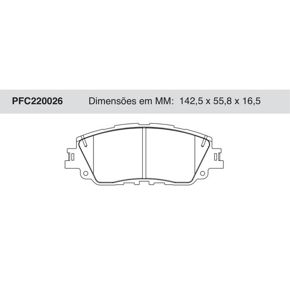 Jogo De Pastilha De Freio Dianteira - Cofap - PFC220026