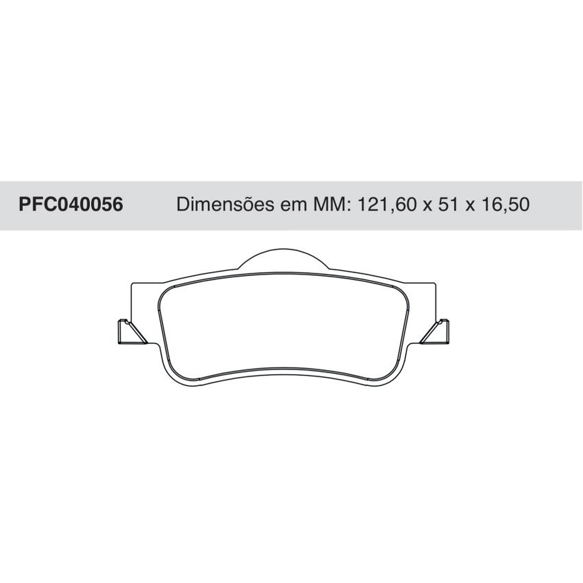 Jogo de Pastilha de Freio Traseira para Chevrolet Omega - Cofap - PFC040056