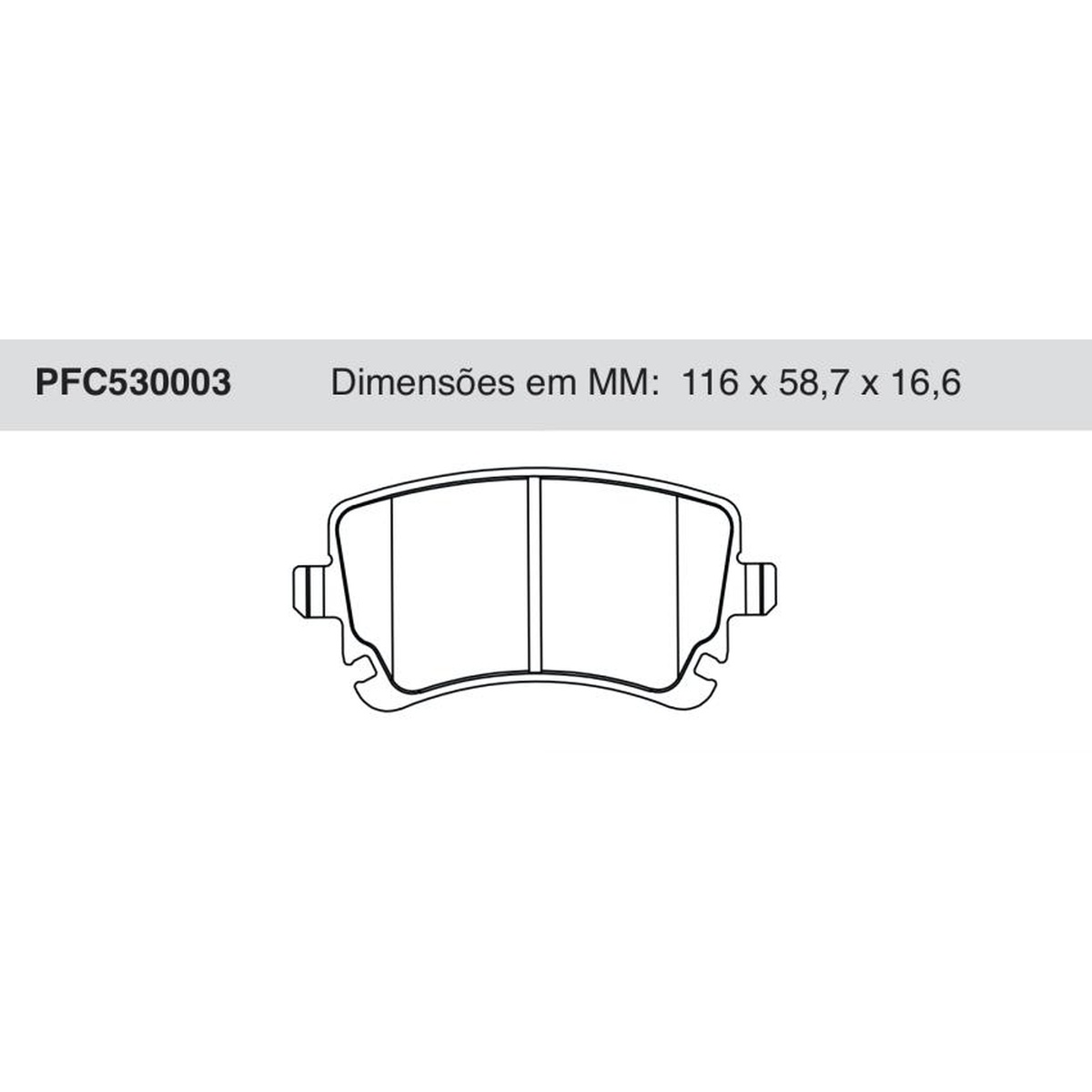 Jogo de Pastilha de Freio Traseira para Audi A4 - Cofap - PFC530003