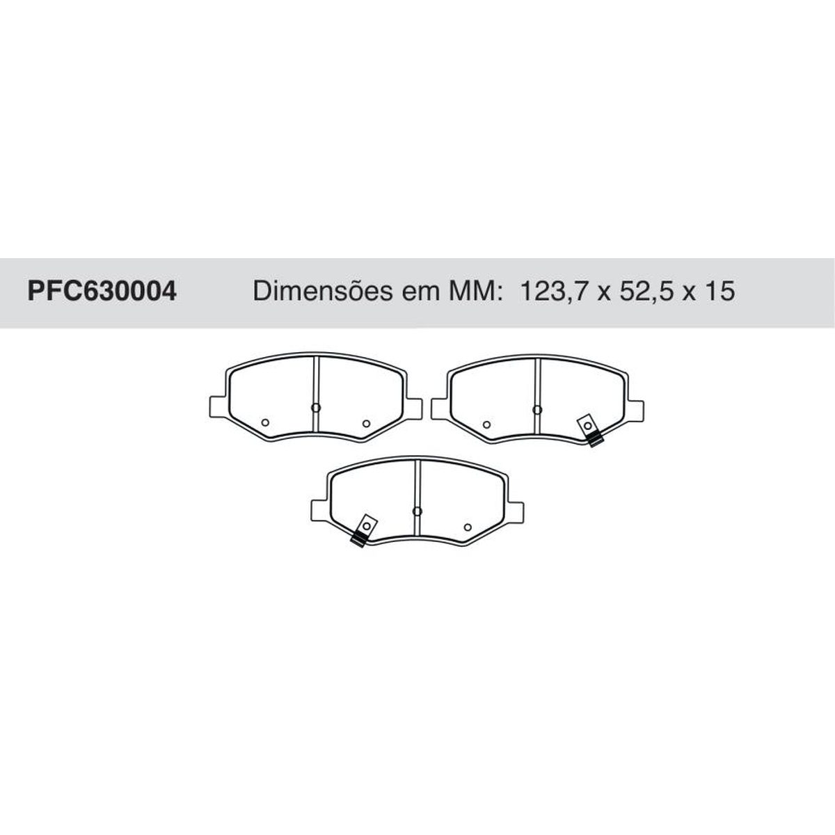 Jogo de Pastilha de Freio Dianteira para JAC T40 - Cofap - PFC630004