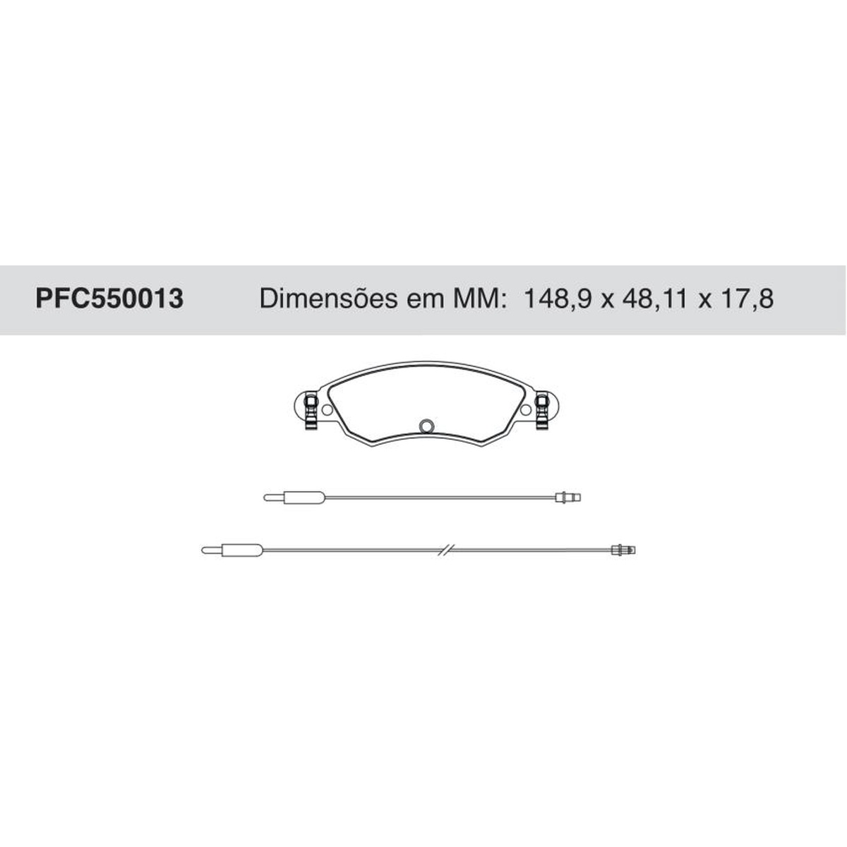 Jogo De Pastilha De Freio Dianteira - Cofap - PFC550013