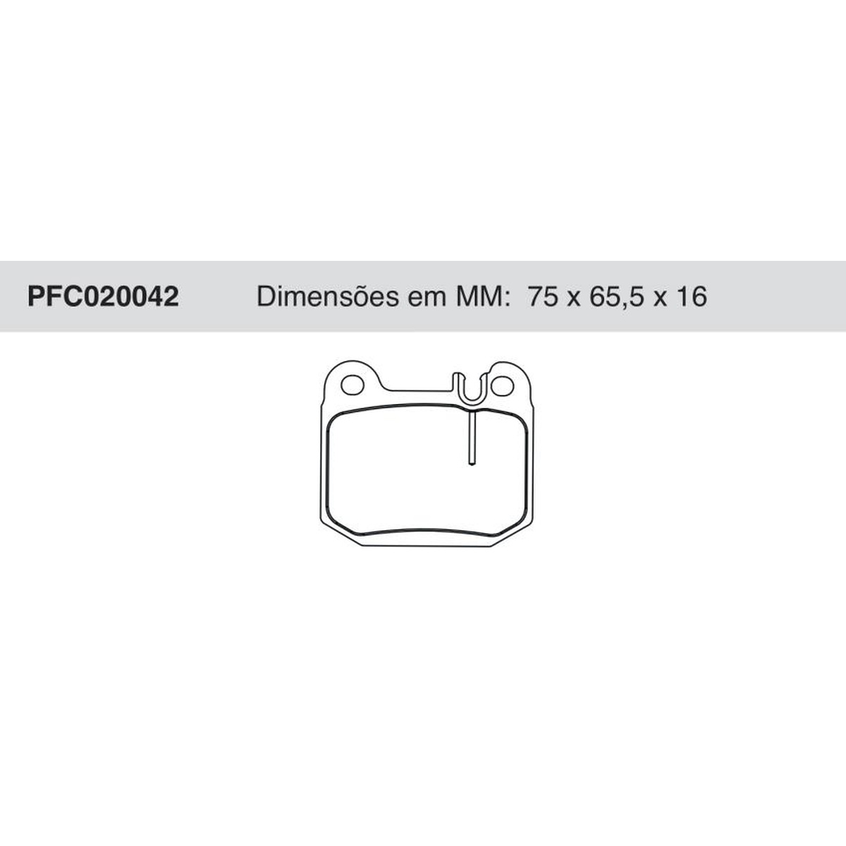 Jogo De Pastilha De Freio Traseira - Cofap - PFC020042