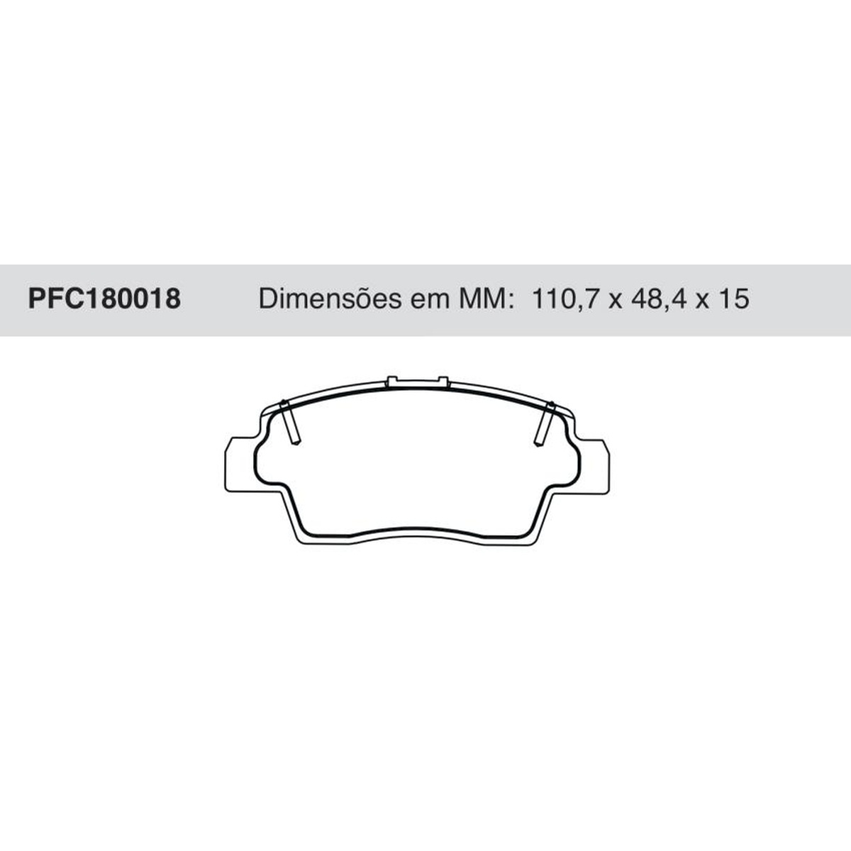 Jogo de Pastilha de Freio Dianteira para Renault Kwid - Cofap - PFC180018