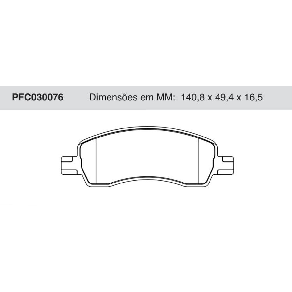 Jogo De Pastilha De Freio Dianteira - Cofap - PFC030076