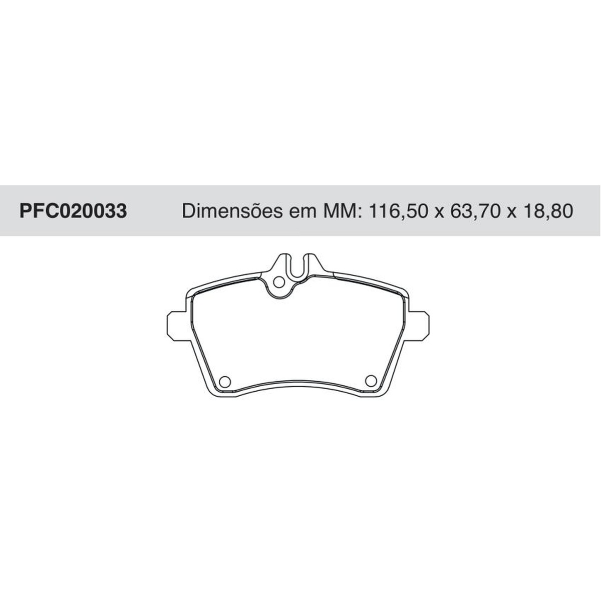 Jogo de Pastilha de Freio Dianteira para Mercedes-Benz A 200 e B 180 - Cofap - PFC020033