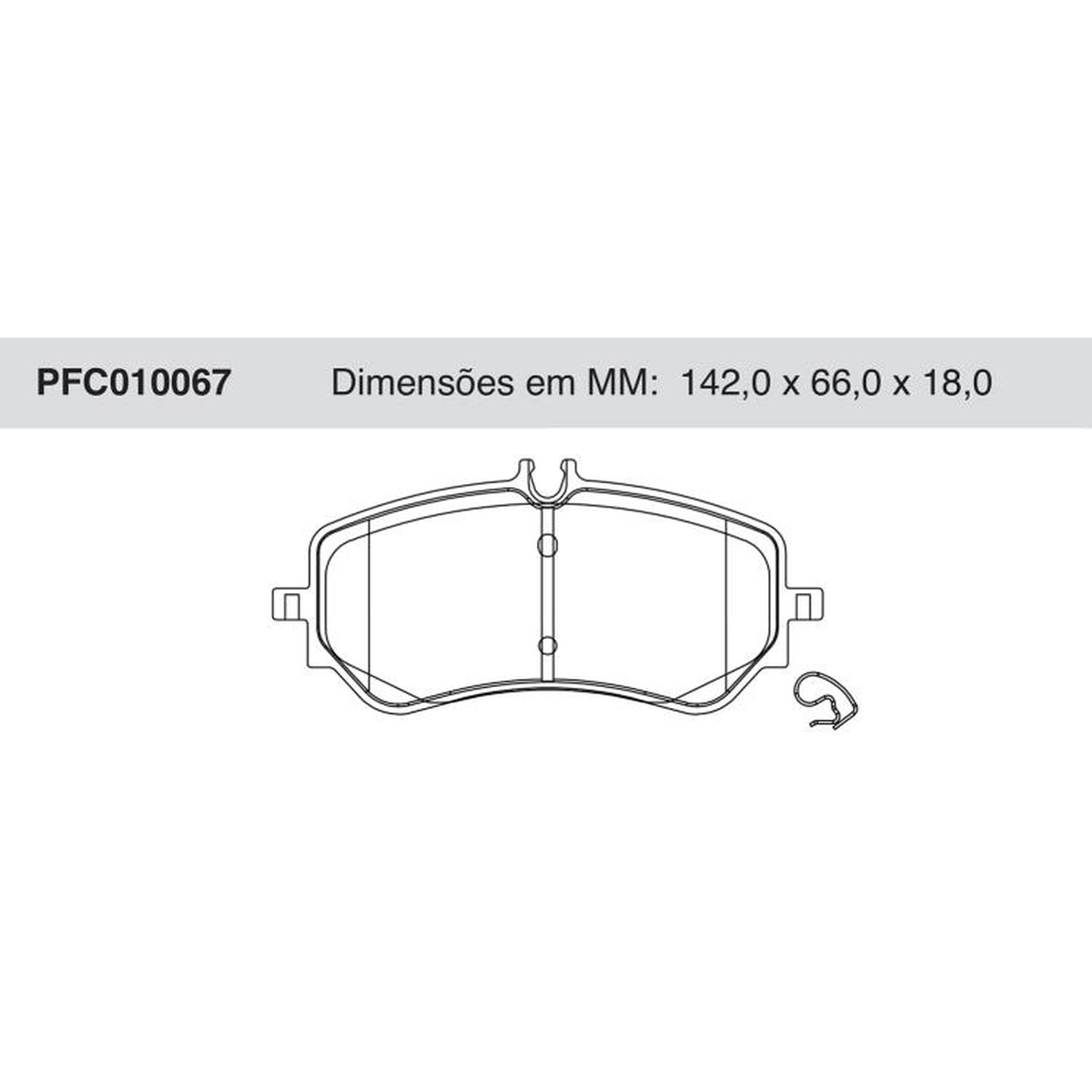 Jogo de Pastilha de Freio Traseira para Volkswagen Amarok - Cofap - PFC010067