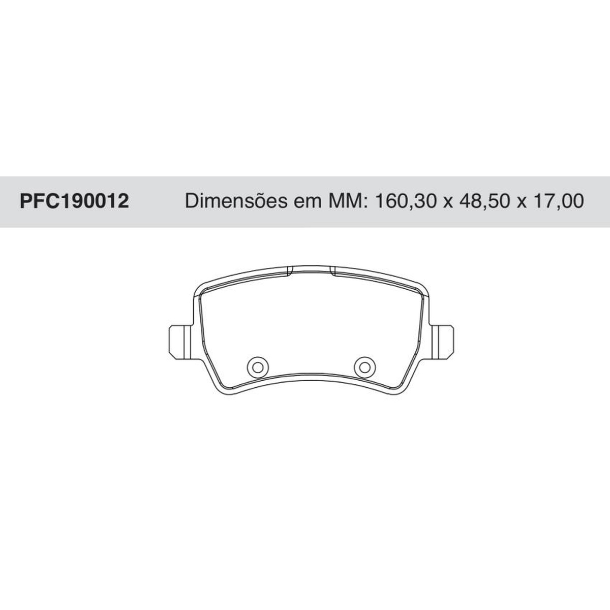 Jogo De Pastilha De Freio Traseira - Cofap - PFC190012